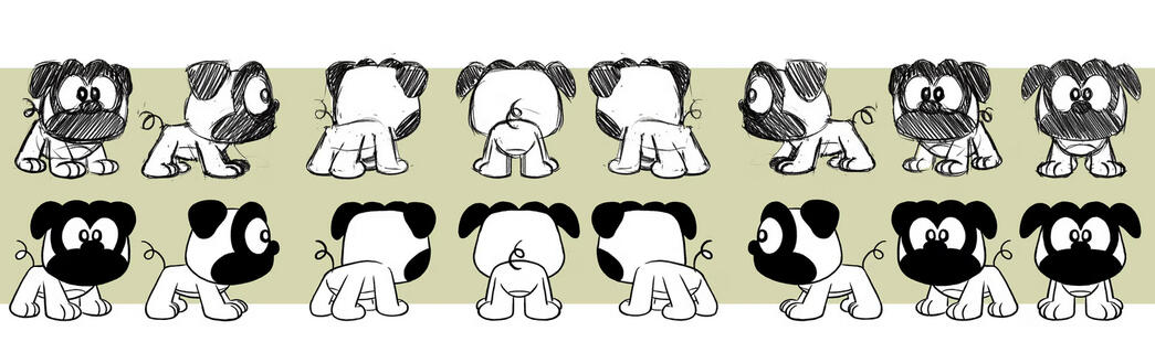 Pug, Character Study