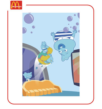 McDonald's/Pixar's "Elemental", Happy Meal Illustration