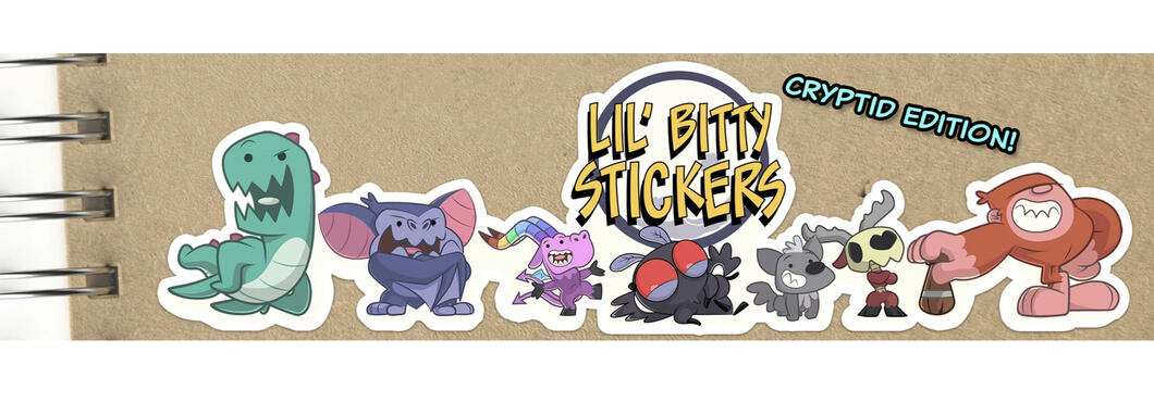 "Lil' Bitty Crypties" banner
