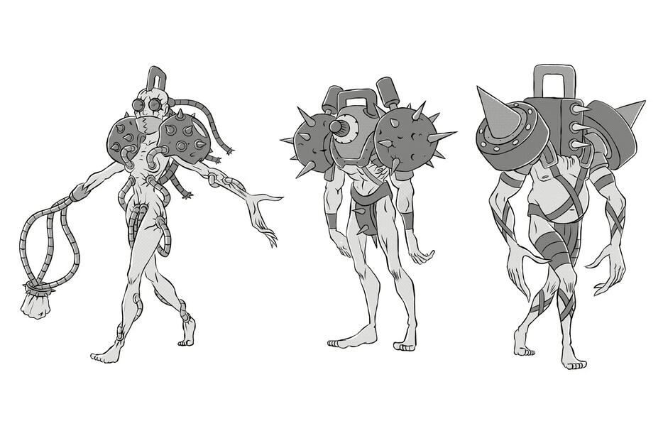 "The Locked", Character Explorations