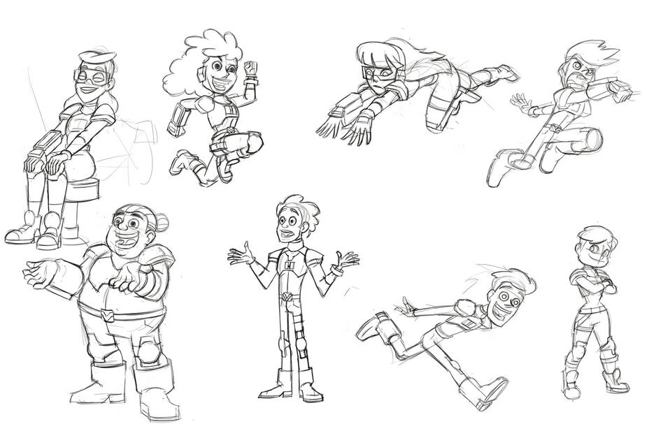 "Glitch Techs", Style Studies