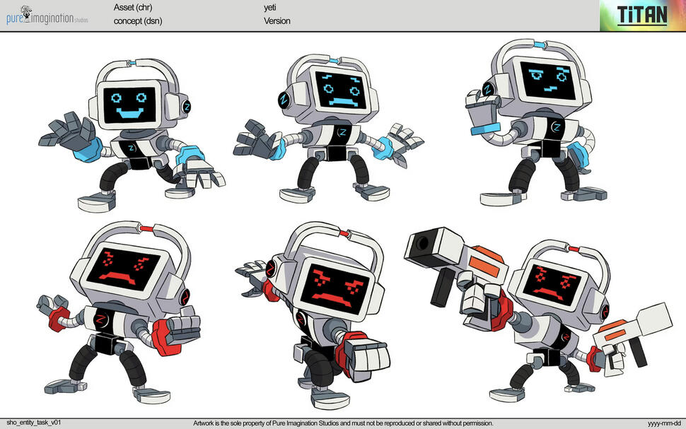 Lego Project "Titan", Robot Character, Pure Imagination Studio